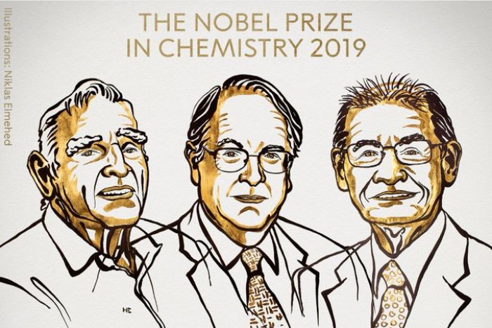 2019 Nobel Prize in Chemistry awarded to 3 scientists for development of lithium-ion batteries