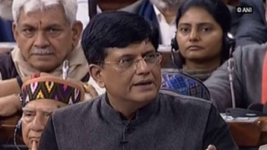 Abhijit Banerjee Left-leaning, backed Congress’ NYAY that people rejected: Piyush Goyal 