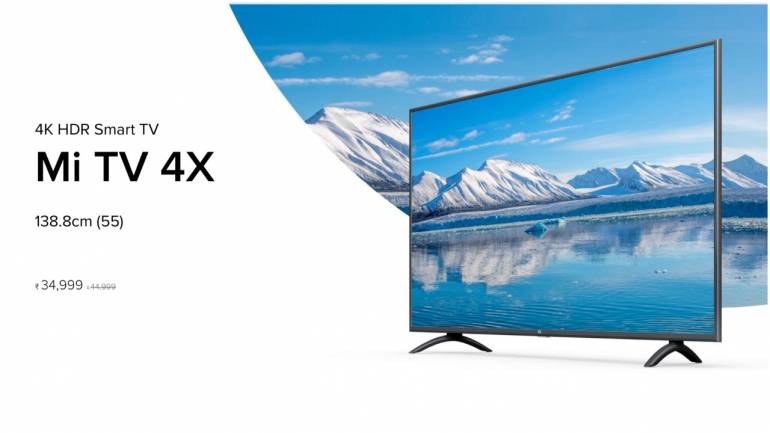 Xiaomi Mi TV 4X 55-inch 2020 Edition launched in India for Rs 34,999
