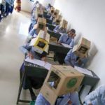 Karnataka college makes students wear cartons during exam to prevent cheating
